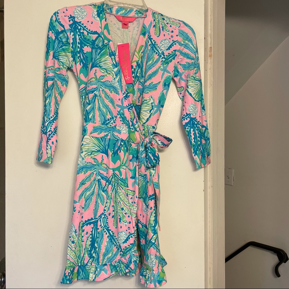 NWT Lilly Pulitzer Jessalynne Wrap Romper, XXS
